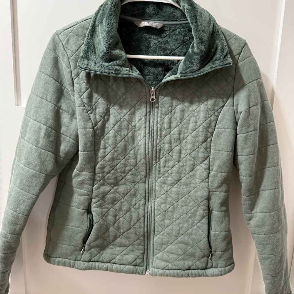The North Face Quilted Sage Green Women's Puffer Jacket